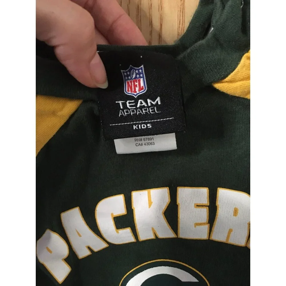 Baby Boys NFL Packers Onesie Size 0-3 Months